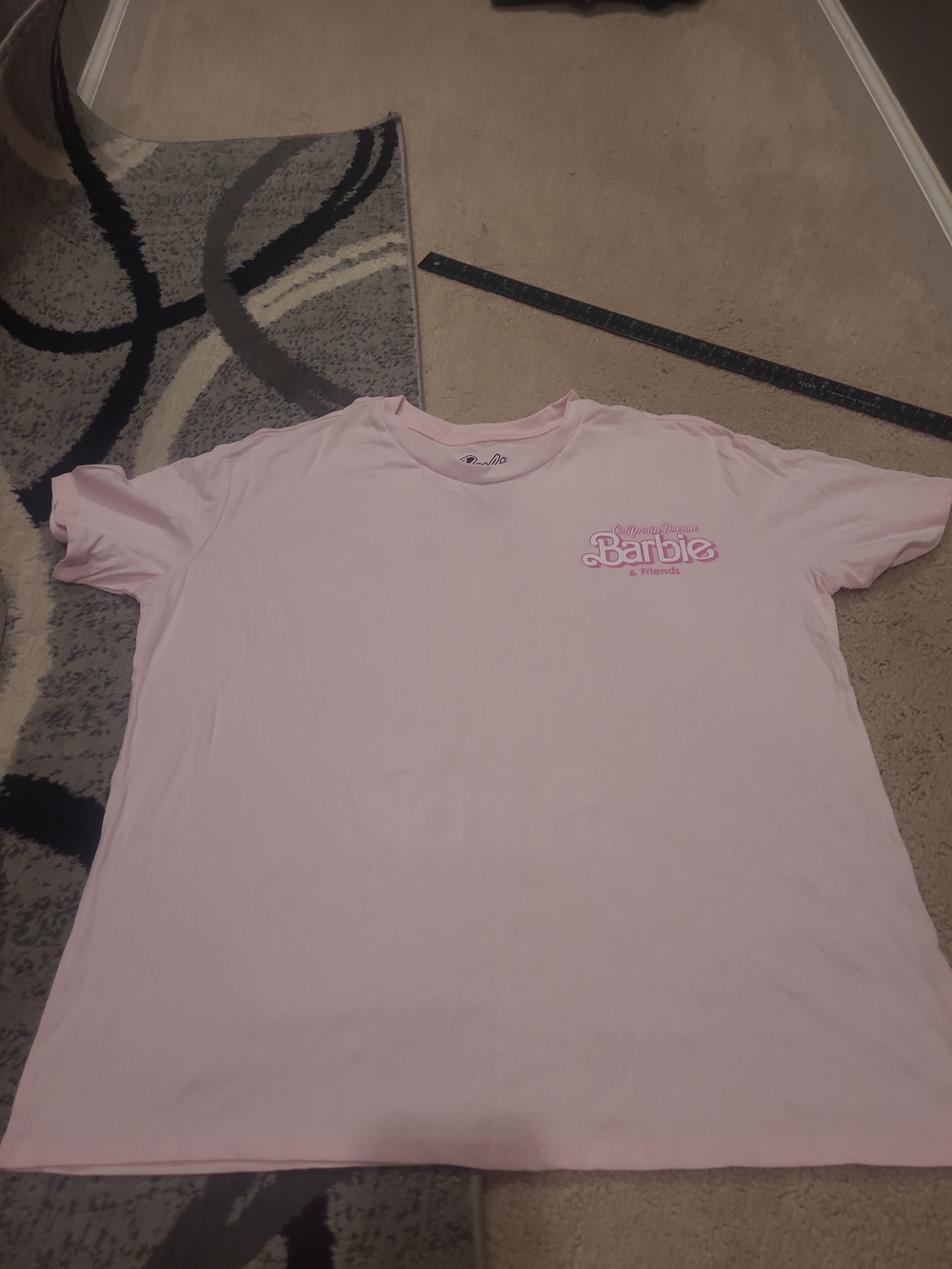 Barbie & Friends California Dream Pink T-Shirt Friends On Back Sz XL